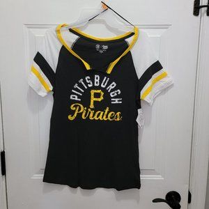 NWT MLB Pittsburgh Pirates Women's Short Sleeve Shirt